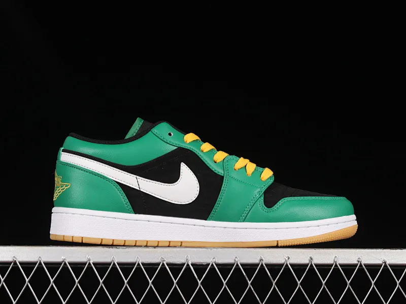 All categories Air Jordan Jordan series basketball shoes Air Jordan 1 Low Air Jordan 1 Low AJ1 Joe 1 black pattern green low-top basketball shoes DQ8422-300